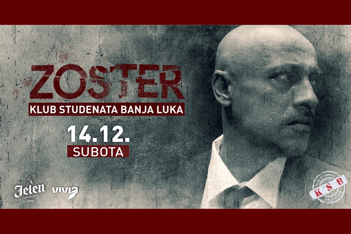 "Zoster" 14. decembra u Klubu studenata Banjaluka