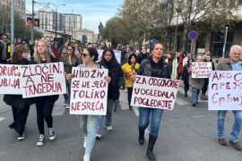 Protesti u Beogradu zbog tragedije u Novom Sadu