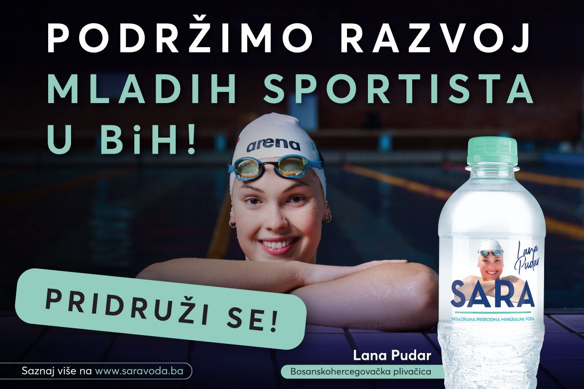 SARA voda podržava mlade sportiste u BiH