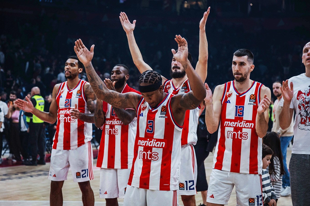 Crvena zvezda pobijedila Cedevita Olimpiju