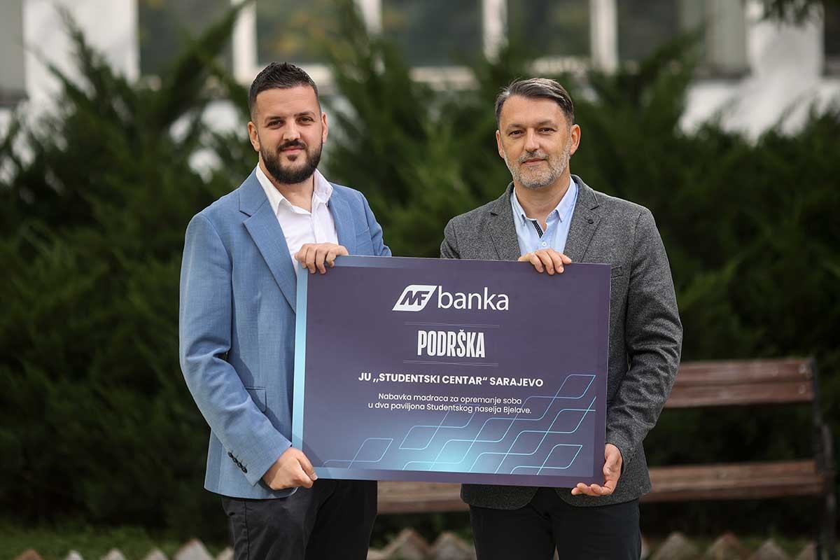 MF banka donirala nove madrace paviljonima na Bjelavama