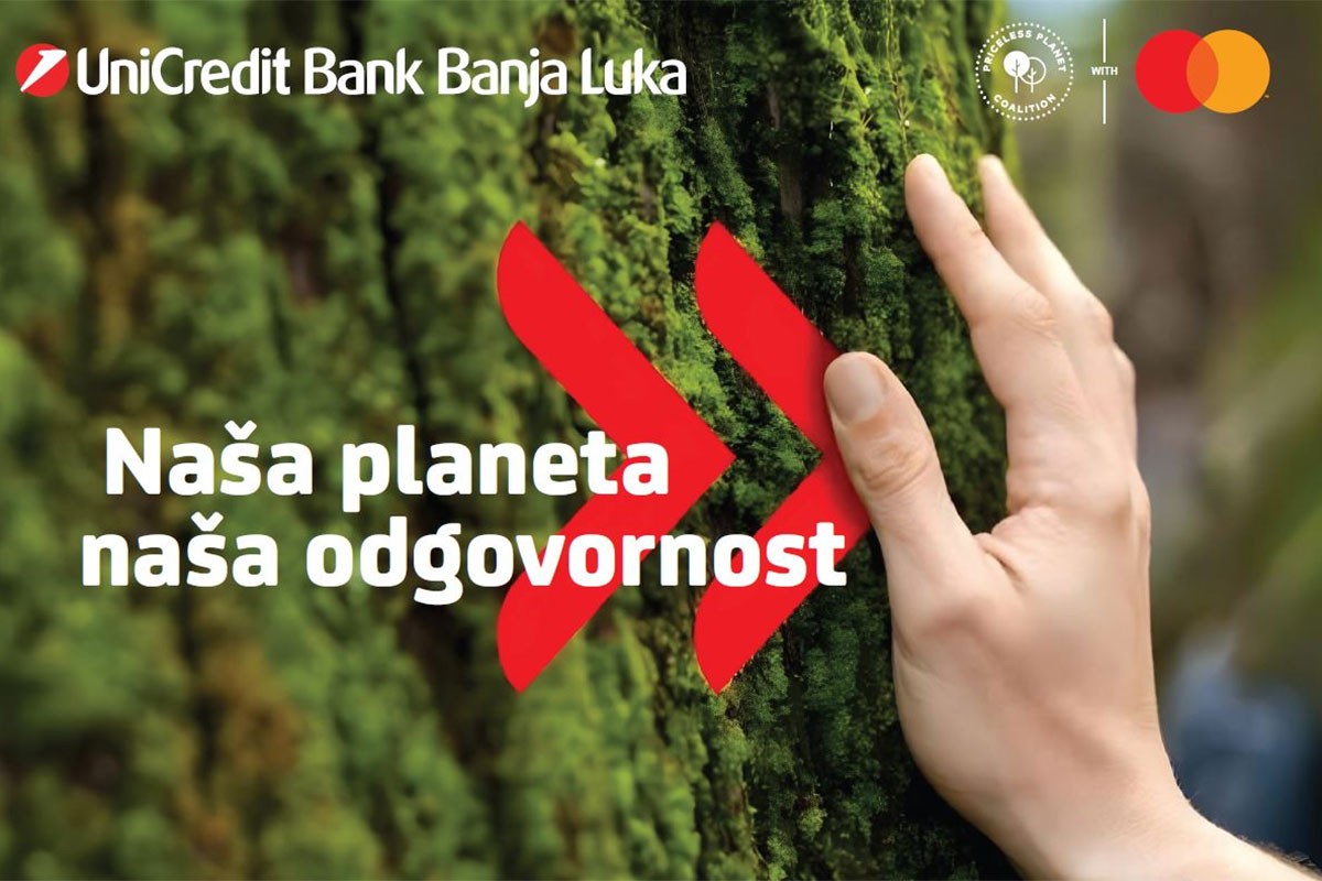 UniCredit Bank Banja Luka nastavlja podržavati Mastercard Priceless Planet Coalition