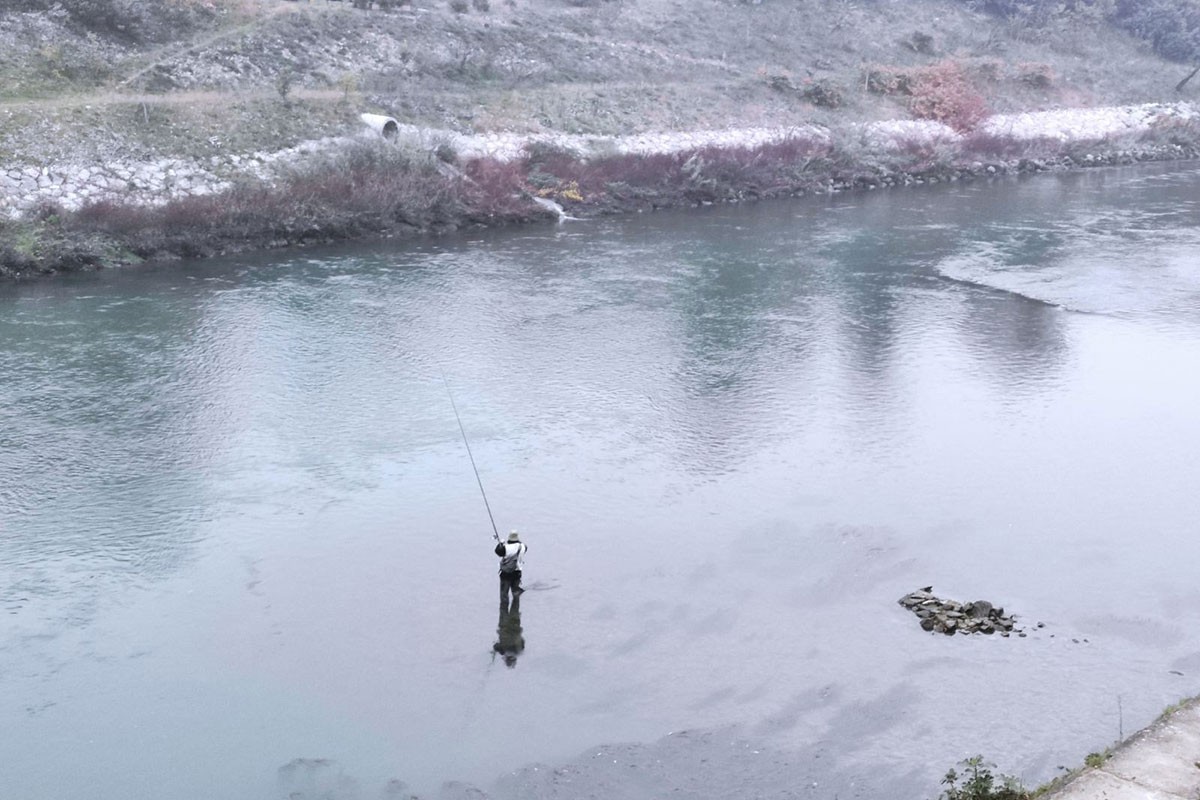 Vrbas i suvo vrijeme izmamili ribolovce u Banjaluci (FOTO)