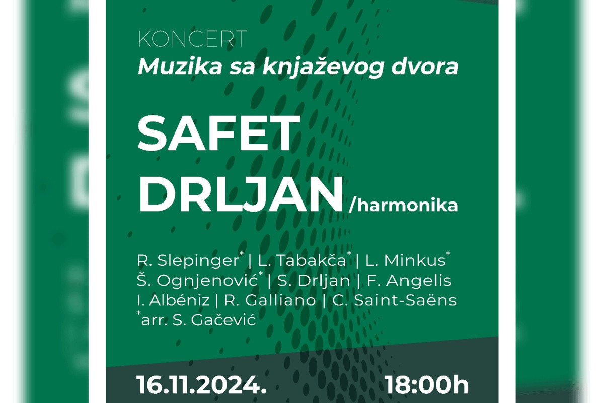 Koncert crnogorskog akordeoniste Safeta Drljana u Sarajevu