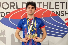 Šampionski nastup Luke Ivičića na dvoranskom Prvenstvu BiH i RS