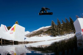 Kada snowboarding postane umjetnost na jezeru