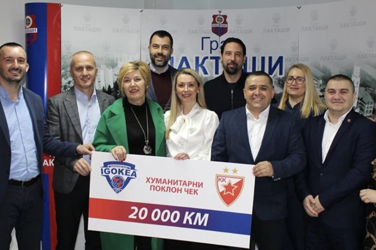Igokea donirala novac udruženjima iz Laktaša