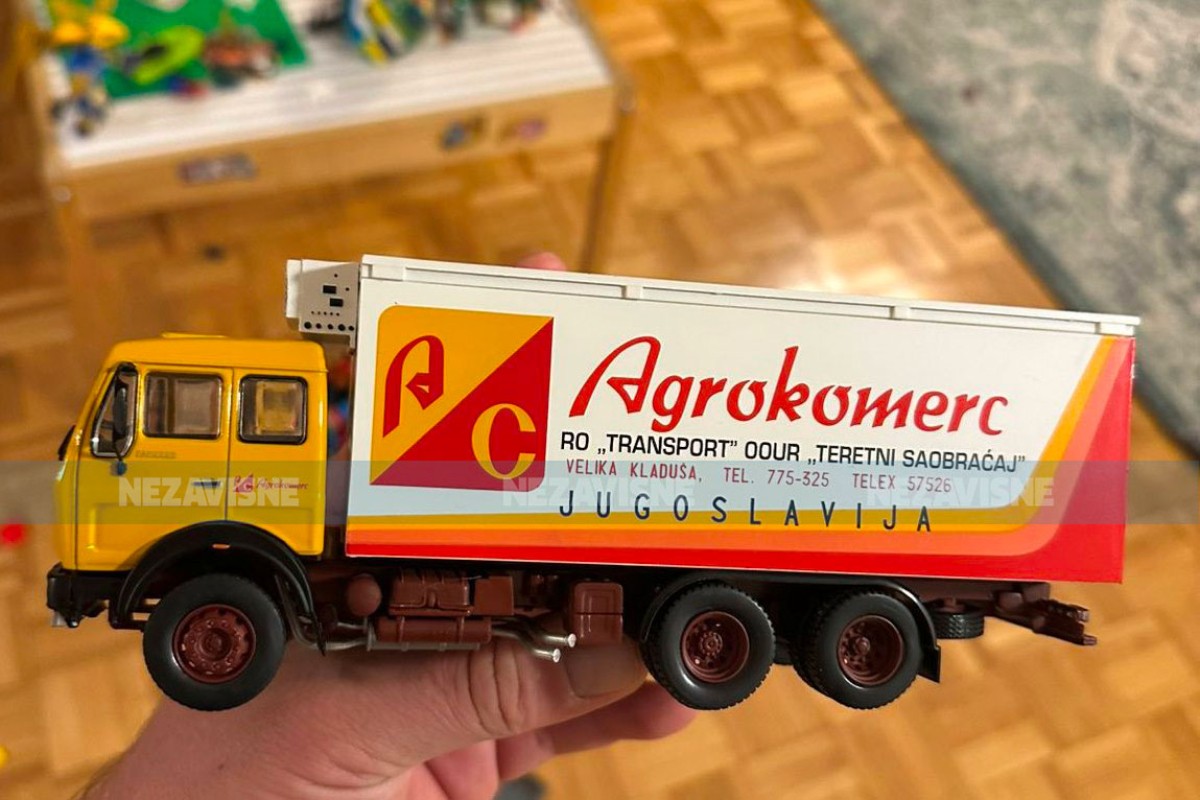Legendarni kamion "Agrokomerca" popularna igračka u Beogradu