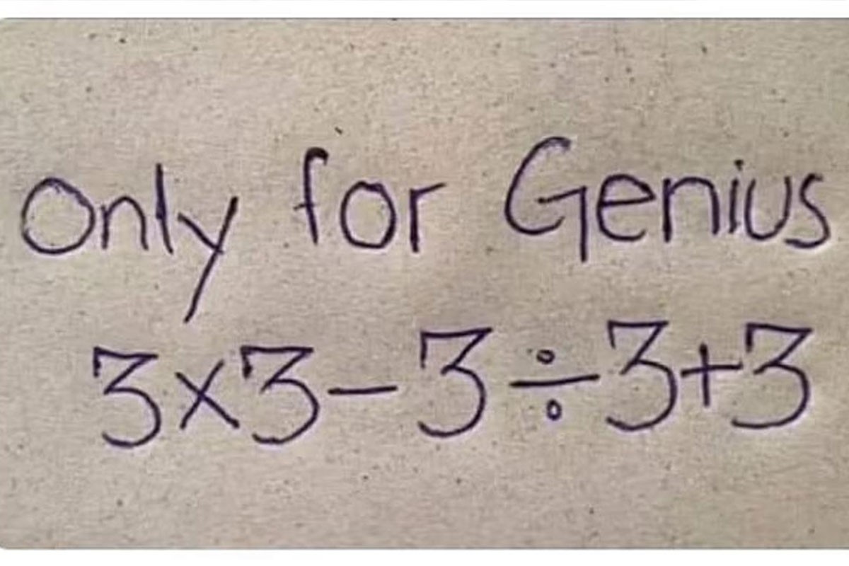 Ovaj jednostavni matematički zadatak zbunio je mnoge, znate li ga riješiti