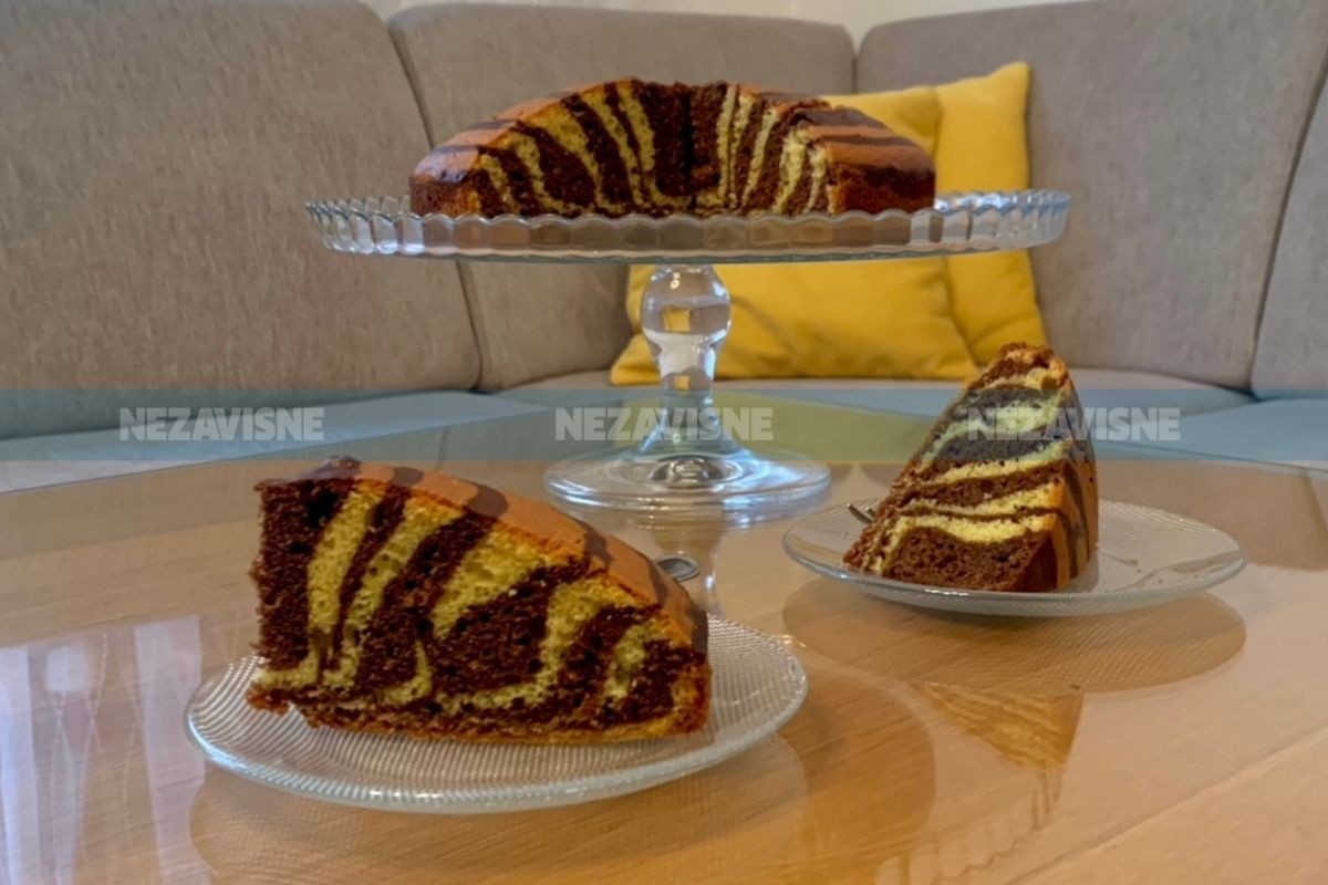 Zebra kolač koji osvaja ukusom