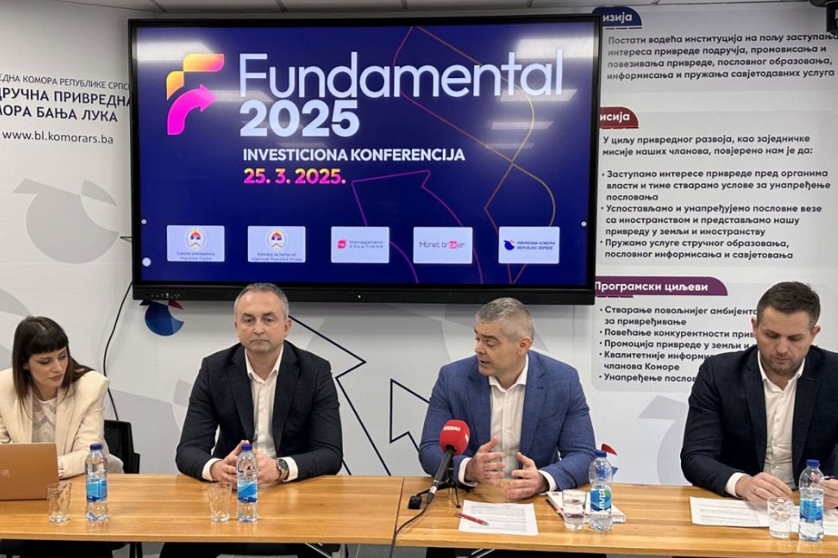 Prva investiciona konferencija "Fundamental" 25. marta u Banjaluci
