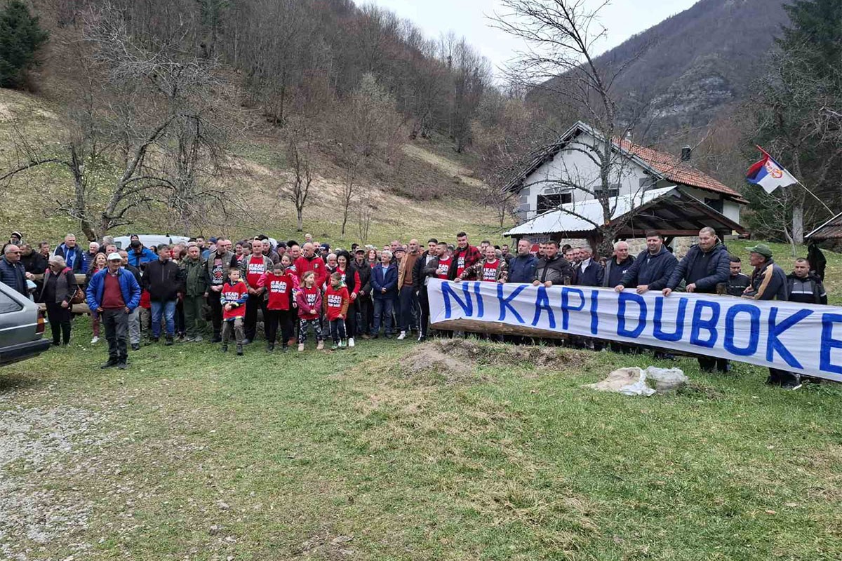 Stanovnici Kotor Varoša stali u odbranu turističkog dragulja Srpske (FOTO)