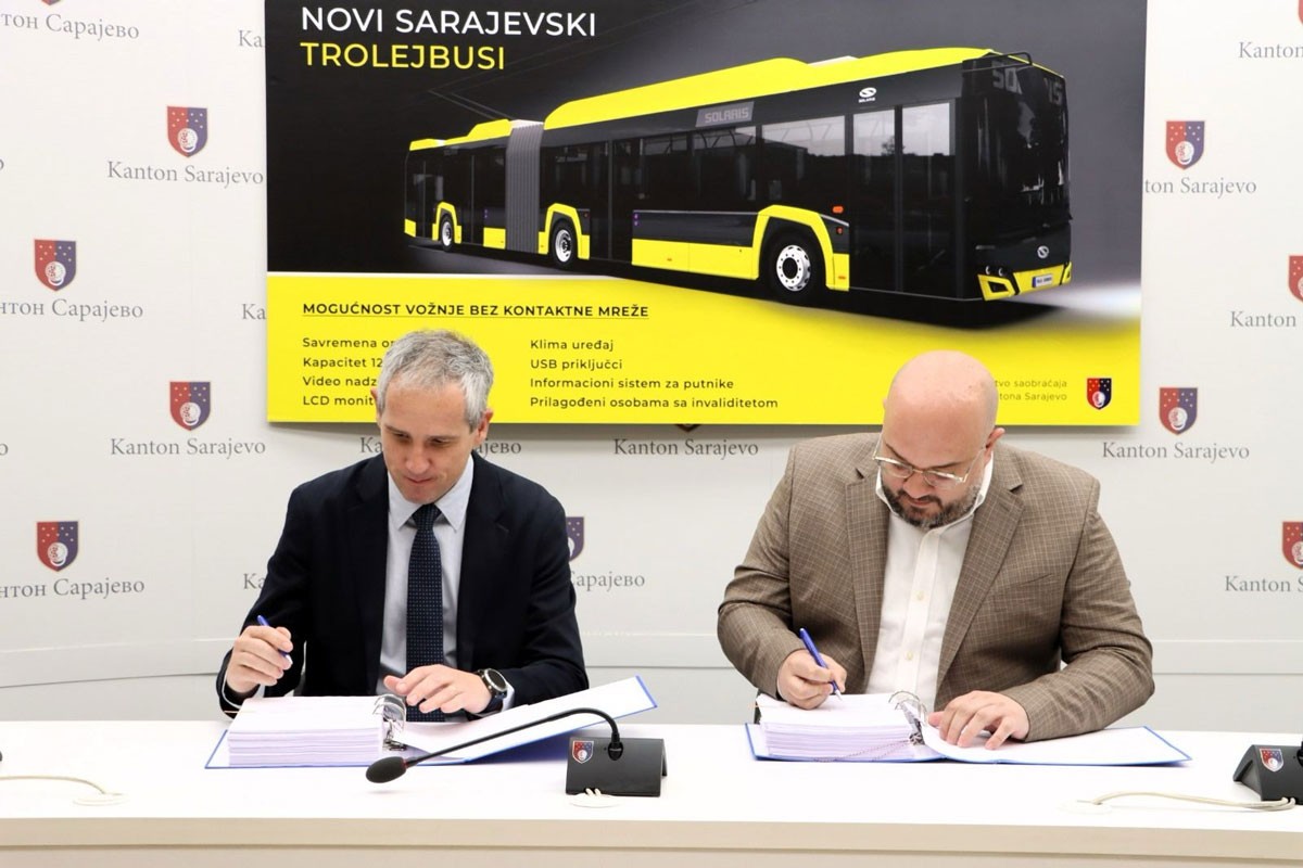 Sarajevo kupuje 10 novih Solaris trolejbusa