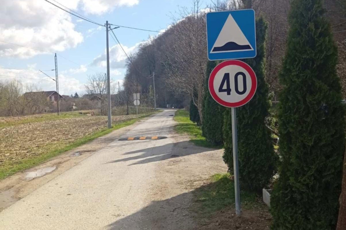 Postavljeno još šest usporivača saobraćaja