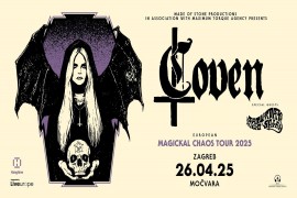 Premijerni nastup legendarnog benda Coven u Zagrebu