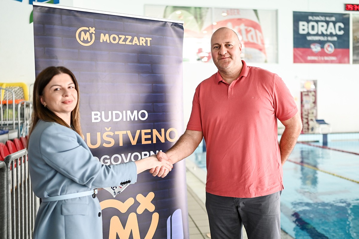 Mozzart pola decenije uz Plivački klub Borac