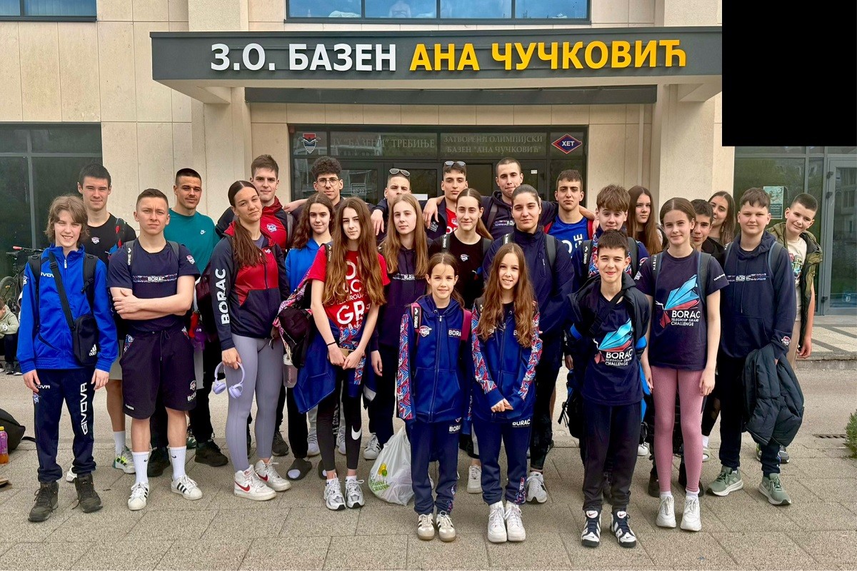Plivačima Borca 34 medalje u Trebinju