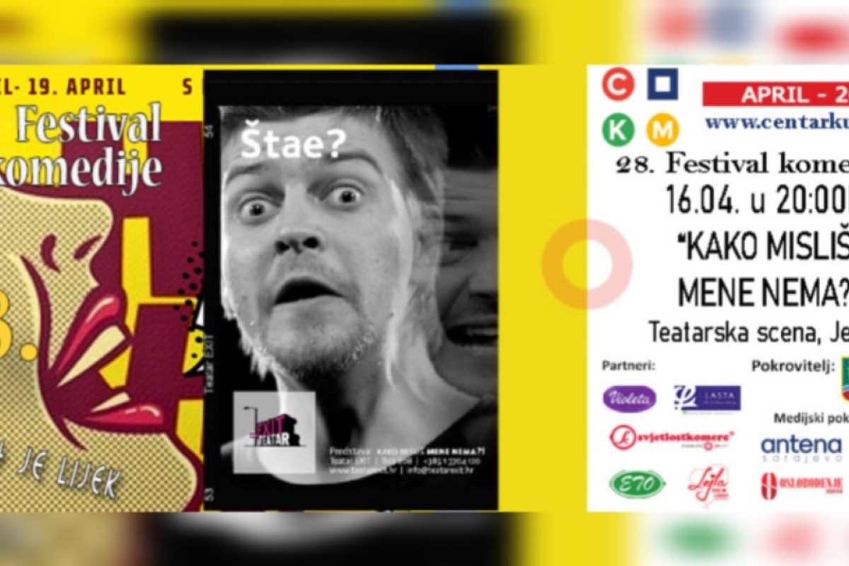 U srijedu predstava "Kako misliš mene nema?!"