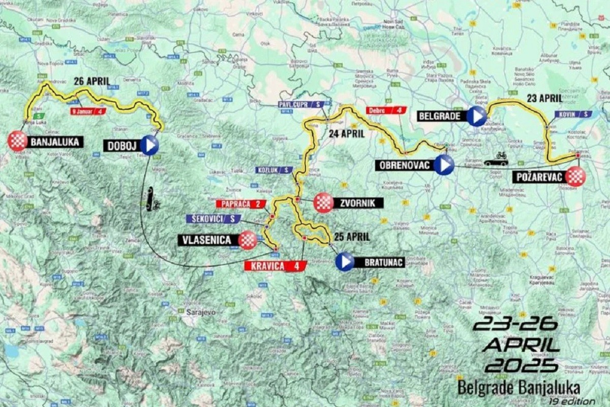 Sedam dana do početka trke "Beograd - Banjaluka"
