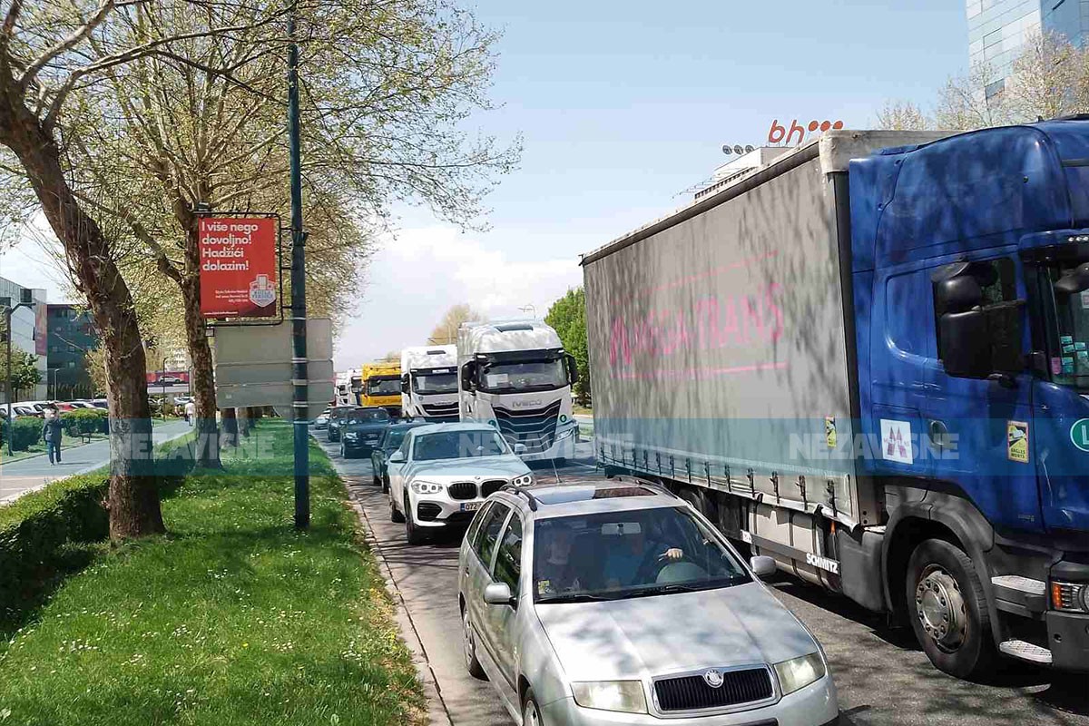 Protestna vožnja prevoznika iz BiH, učestvovala 543 kamiona (VIDEO)