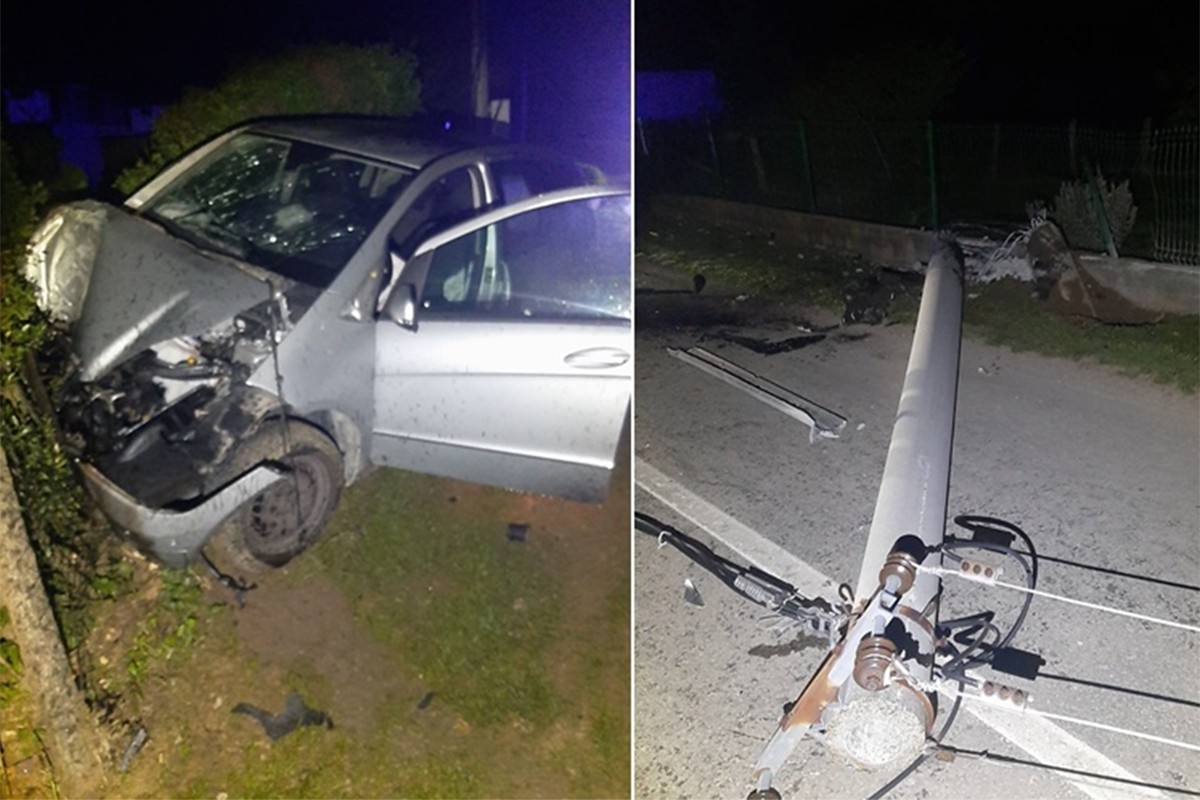 Zabio se u banderu, dio sela ostao bez struje