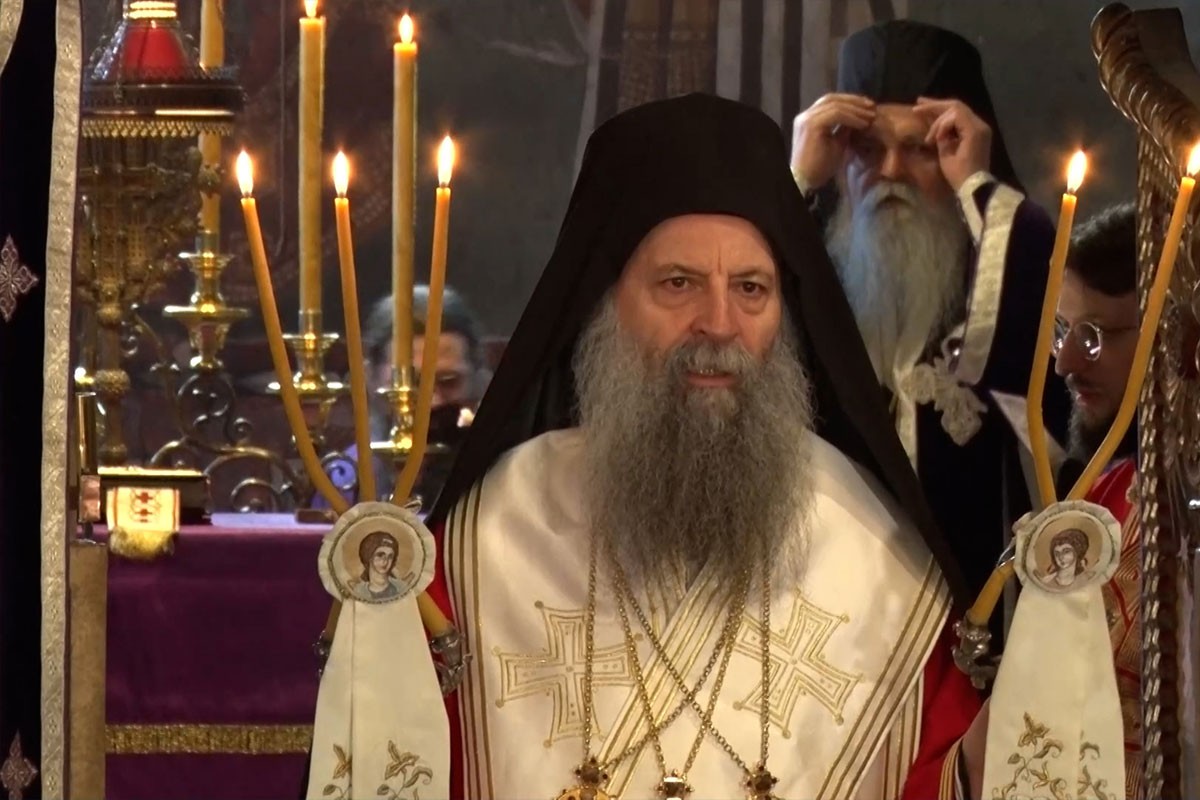Patrijarh srpski Porfirije u Moskvi