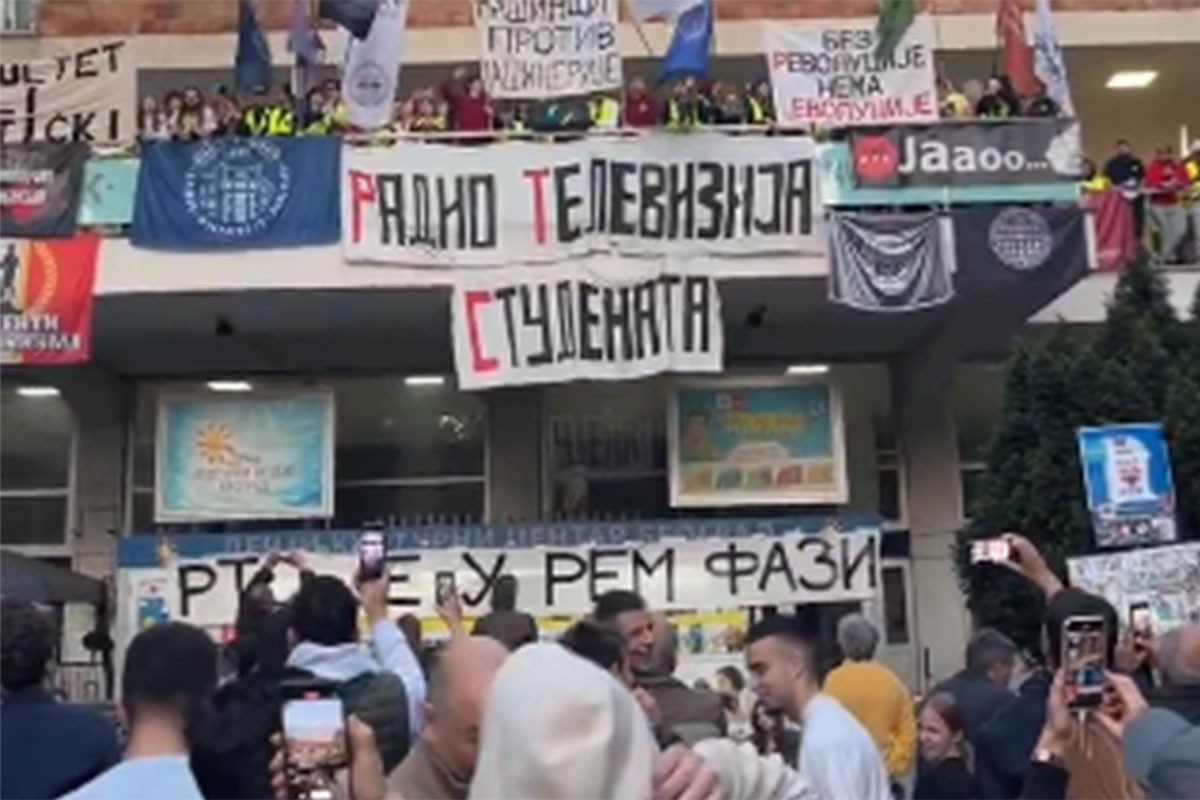Završena studentska blokada RTS-a (VIDEO)