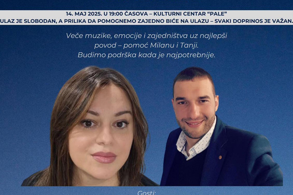 Humanitarni koncert za Tanju i Milana