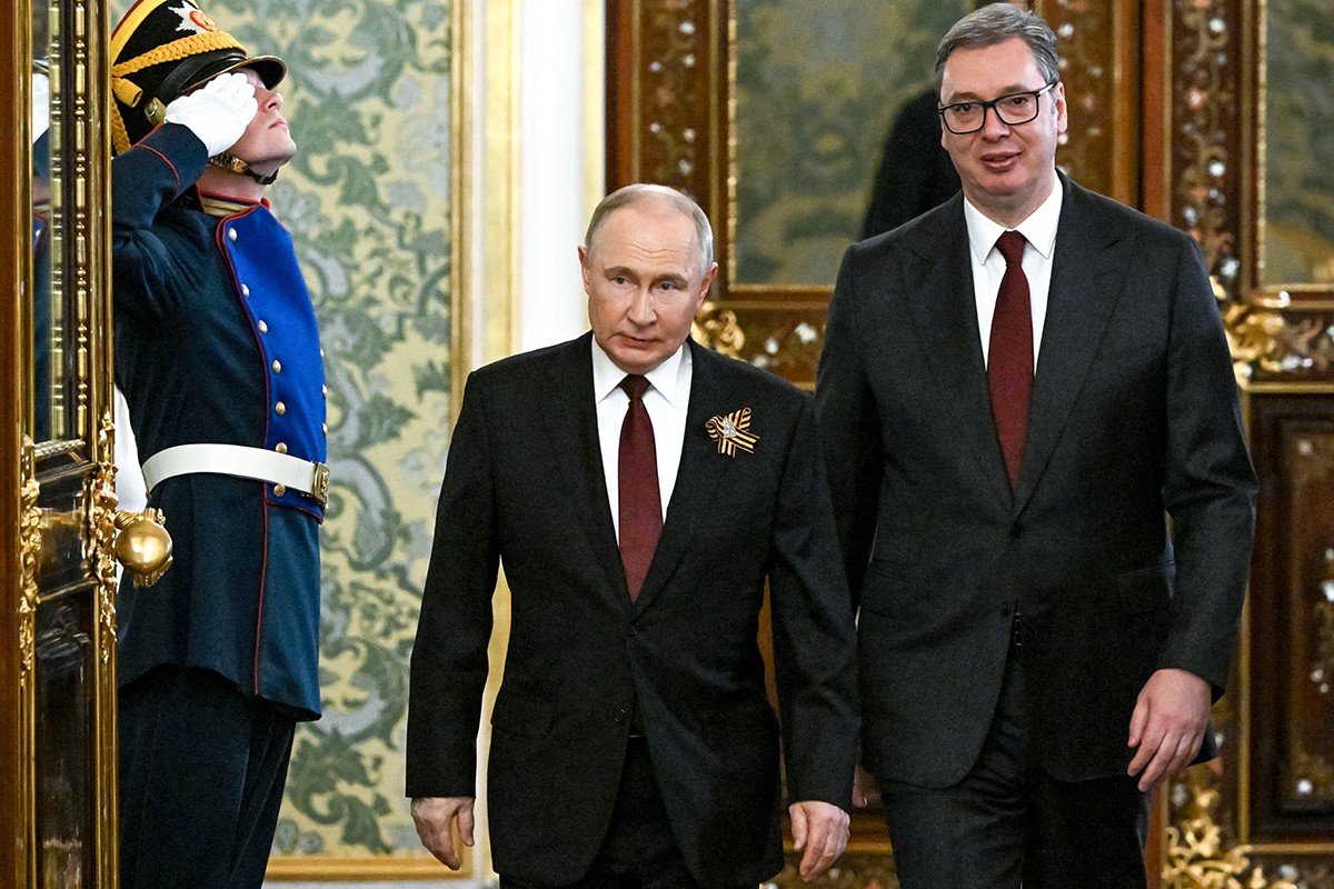 Sastali se Vučić i Putin, jedna tema dominirala (FOTO)