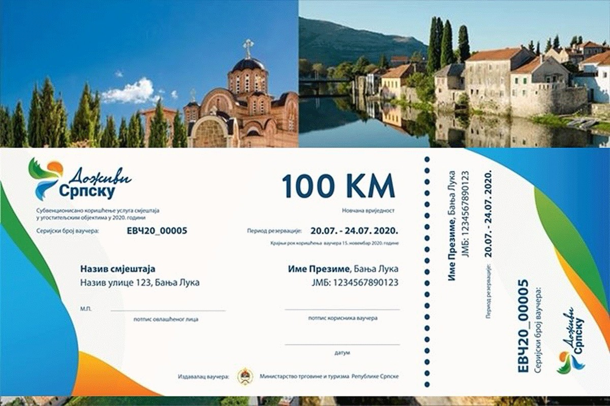 Poziv ugostiteljima i agencijama da se prijave za turističke vaučere