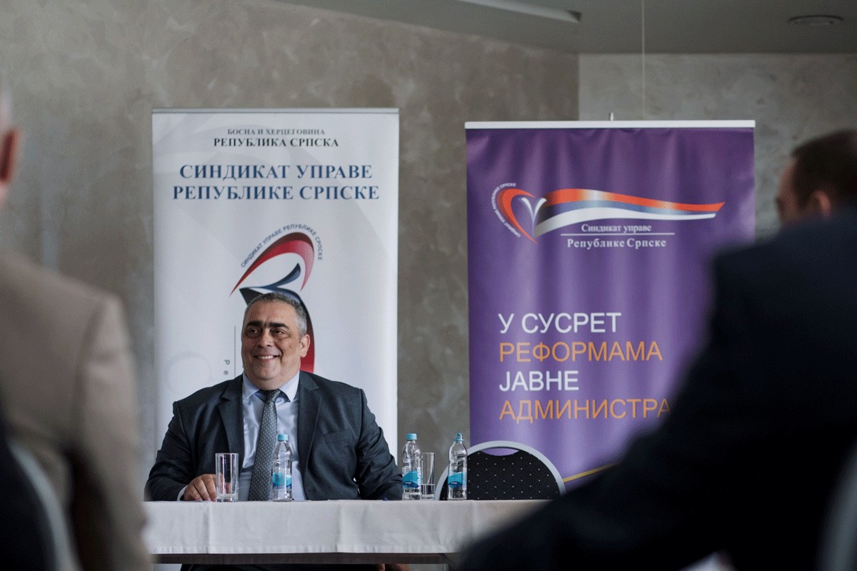 Božo Marić treći put predsjednik Sindikata uprave Srpske
