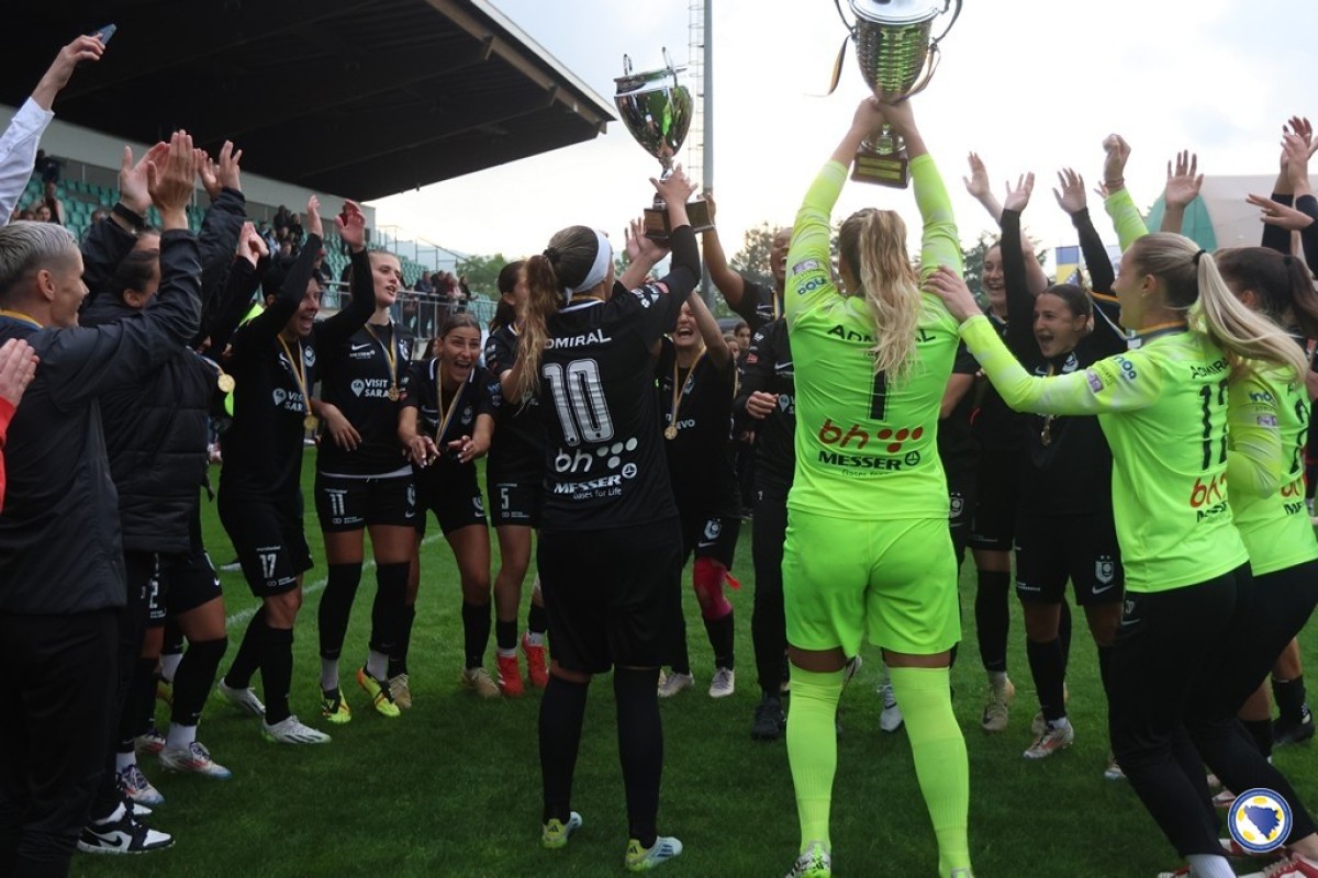 Fudbalerke SFK 2000 Sarajevo pobjednice Kupa BiH
