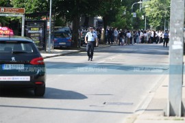 Obustavljen saobraćaj u ulici u centru Banjaluke (FOTO)